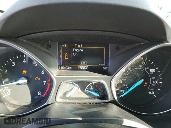 ✅ 2017 Ford Escape S • VIN: 1FMCU0F77HUE01261 • Lot: 53249535. Wystawiony na Copart z przebiegiem 116 493 mil. Bezpłatny archiwum sprzedaży aukcyjnych z USA i szczegółowy raport historii pojazdu na DreamBid. Zdjęcie 9.