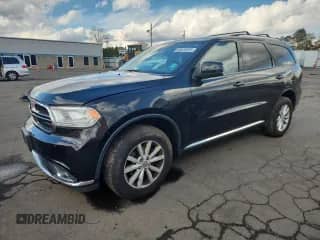2015 Dodge Durango SXT z VIN 1C4RDJAGXFC145910, wystawiony jako Copart lot #82670095 z przebiegiem 163 383 mil mil oraz Szkoda całkowita • Salvage title. Historia ofert i sprzedaży dostępna na DreamBid. Obrazek 1.
