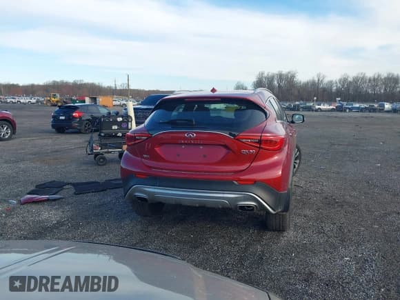 ✅ 2018 Infiniti QX30 Essential • VIN: SJKCH5CR6JA001949 • Lot: 41863195. Listed on IAAI with 59,778 mi. Free auction sales archive from the USA and detailed vehicle history report at DreamBid. Image 17.
