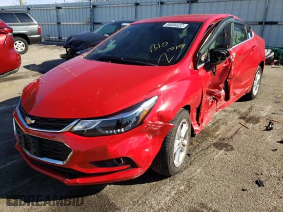 ✅ 2016 Chevrolet Cruze LT • VIN: 1G1BE5SMXG7306091 • Лот: 66806822. Размещён на Copart с пробегом Не указан миль. Получите бесплатный доступ к архиву аукционных продаж из США и посмотрите подробный отчёт об истории автомобиля на DreamBid. Изображение 2.