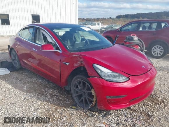 ✅ 2018 Tesla Model 3 Long Range Battery • VIN: 5YJ3E1EA1JF022100 • Lot: 43675807. Listed on IAAI with 46,786 mi. Free auction sales archive from the USA and detailed vehicle history report at DreamBid. Image 1.