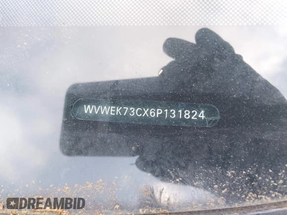 ✅ 2006 Volkswagen Passat 2.0T • VIN: WVWEK73CX6P131824 • Lot: 42171096. Listed on IAAI with Not provided. Free auction sales archive from the USA and detailed vehicle history report at DreamBid. Image 9.