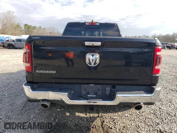 2020 Ram 1500 Laramie with VIN 1C6RREDT9LN294754, listed as a Copart auction lot 60804234 with 57,595 mi miles and Salvage title. Bid and sale history available at DreamBid. Image 6.