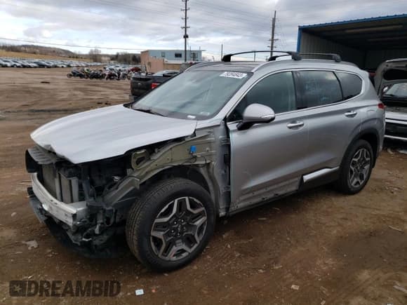 ✅ 2021 Hyundai Santa Fe Limited • VIN: 5NMS44AL0MH371520 • Lot: 79284843. Wystawiony na Copart z przebiegiem 45 654 mil. Bezpłatny archiwum sprzedaży aukcyjnych z USA i szczegółowy raport historii pojazdu na DreamBid. Zdjęcie 1.