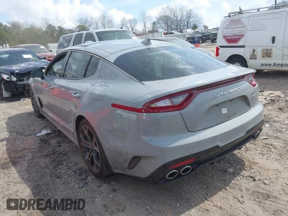 ✅ 2019 Kia Stinger GT1 • VIN: KNAE45LCXK6061530 • Lot: 41750697. Listed on IAAI with 90,212 mi. Free auction sales archive from the USA and detailed vehicle history report at DreamBid. Image 3.