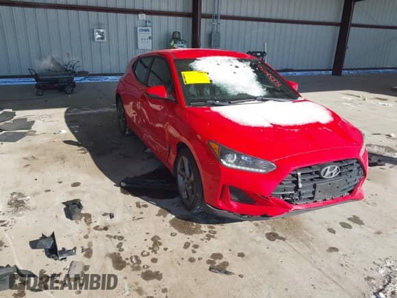 2019 Hyundai Veloster Premium with VIN KMHTG6AF6KU005242, listed as a IAAI auction lot 41358050 with 124,415 mi miles and . Bid and sale history available at DreamBid. Image 1.