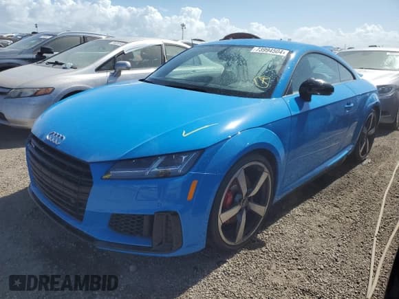 ✅ 2023 Audi TTS • VIN: TRUA1AFV6P1005837 • Lot: 73994504. Listed on Copart with 3,354 mi. Free auction sales archive from the USA and detailed vehicle history report at DreamBid. Image 1.