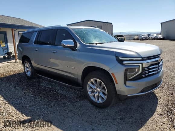 2025 Chevrolet Suburban Premier with VIN 1GNS6FRD3SR249527, listed as a Copart auction lot 62922075 with 6,806 mi miles and Clean title. Bid and sale history available at DreamBid. Image 4.