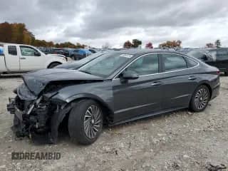 2022 Hyundai Sonata SEL z VIN KMHL34JJXNA047178, wystawiony jako Copart lot #75864474 z przebiegiem 91 178 mil mil oraz Szkoda całkowita • Salvage title. Historia ofert i sprzedaży dostępna na DreamBid. Obrazek 1.