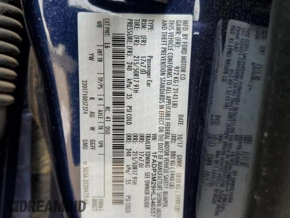 ✅ 2017 Ford Focus SEL • VIN: 1FADP3M29HL346557 • Лот: 86527905. Опубликован ранее на Copart с пробегом 40 720 миль. Бесплатный доступ к архиву аукционных продаж из США и подробный отчёт об истории автомобиля на DreamBid. Изображение 12.