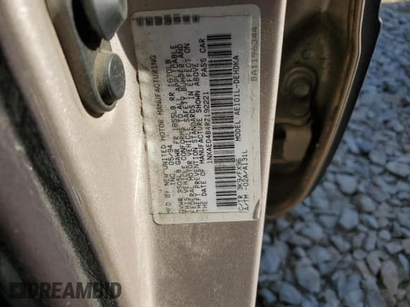 ✅ 1994 Toyota Corolla • VIN: 1NXAE04B4RZ192221 • Lot: 52350455. Wystawiony na Copart z przebiegiem 102 032 mil. Bezpłatny archiwum sprzedaży aukcyjnych z USA i szczegółowy raport historii pojazdu na DreamBid. Zdjęcie 12.