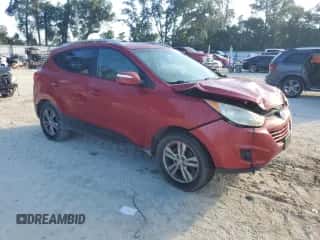2012 Hyundai Tucson GLS z VIN KM8JU3AC0CU454762, wystawiony jako Copart lot #87056935 z przebiegiem 154 858 mil mil oraz Nie do naprawy • Non repairable. Historia ofert i sprzedaży dostępna na DreamBid. Obrazek 4.
