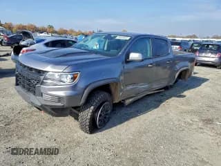 ✅ 2021 Chevrolet Colorado 4WD ZR2 • VIN: 1GCPTEE14M1178692 • Lot: 95009925. Listed on Copart with 69,750 mi. Free auction sales archive from the USA and detailed vehicle history report at DreamBid. Image 1.