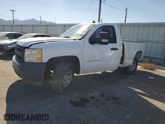 2008 Chevrolet Silverado 1500 Work Truck with VIN 1GCEC14C48E127761, listed as a Copart auction lot 75652164 with 148,320 mi miles and Salvage title. Bid and sale history available at DreamBid. Image 1.