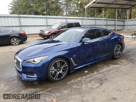 ✅ 2018 Infiniti Q60 Sport • VIN: JN1EV7EK1JM343312 • Лот: 76937894. Опубликован ранее на Copart с пробегом 79 036 миль. Бесплатный доступ к архиву аукционных продаж из США и подробный отчёт об истории автомобиля на DreamBid. Изображение 1.