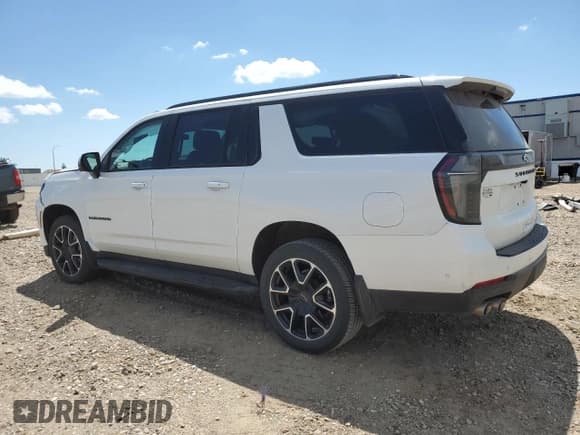 ✅ 2025 Chevrolet Suburban RST • VIN: 1GNS6ERD0SR134023 • Lot: 59014585. Listed on Copart with 5,854 mi. Free auction sales archive from the USA and detailed vehicle history report at DreamBid. Image 2.