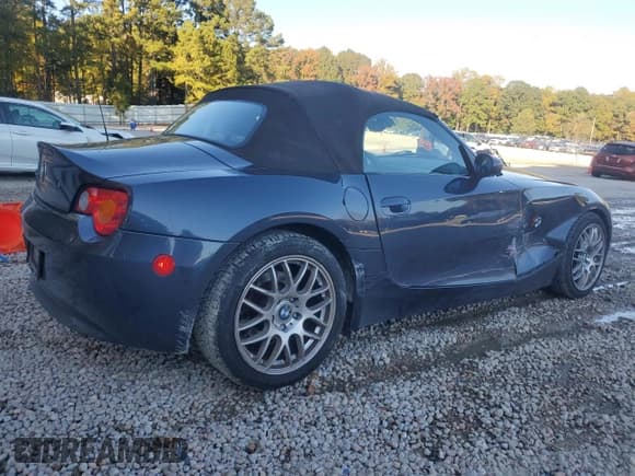 ✅ 2003 BMW Z4 3.0i • VIN: 4USBT53433LU05407 • Lot: 77457504. Listed on Copart with 134,905 mi. Free auction sales archive from the USA and detailed vehicle history report at DreamBid. Image 3.