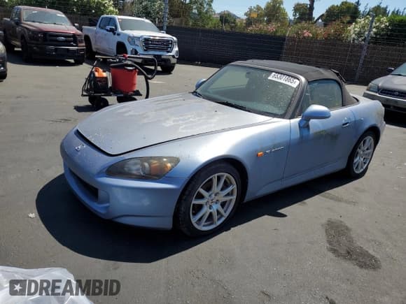 ✅ 2005 Honda S2000 • VIN: JHMAP21495S008136 • Lot: 65301865. Listed on Copart with 3,254 mi. Free auction sales archive from the USA and detailed vehicle history report at DreamBid. Image 1.