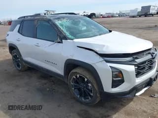 ✅ 2025 Chevrolet Equinox AWD RS • VIN: 3GNAXTEG9SL175108 • Lot: 41839487. Wystawiony na IAAI z przebiegiem 2 780 mil. Bezpłatny archiwum sprzedaży aukcyjnych z USA i szczegółowy raport historii pojazdu na DreamBid. Zdjęcie 1.