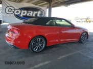 ✅ 2024 Audi A5 Cabriolet S line Prestige • VIN: WAU5AGF55RN005996 • Lot: 66229875. Wystawiony na Copart z przebiegiem 11 007 mil. Bezpłatny archiwum sprzedaży aukcyjnych z USA i szczegółowy raport historii pojazdu na DreamBid. Zdjęcie 3.