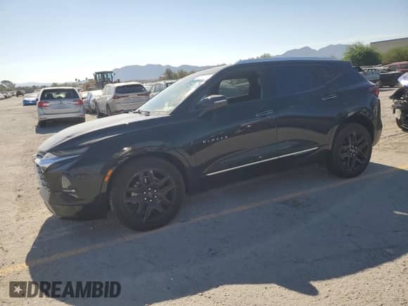 2019 Chevrolet Blazer Premier with VIN 3GNKBFRS7KS675048, listed as a Copart auction lot 68173735 with 53,577 mi miles and Salvage title. Bid and sale history available at DreamBid. Image 1.