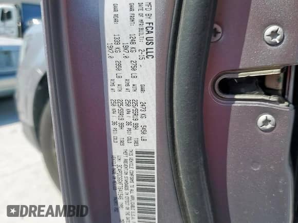 2015 Dodge Journey Crossroad с VIN 3C4PDCGGXFT641546, выставлен на аукционе Copart как лот 85554595 с пробегом 172 635 миль миль и Чистый • Clean title. История ставок и продаж доступна на DreamBid. Изображение 13.