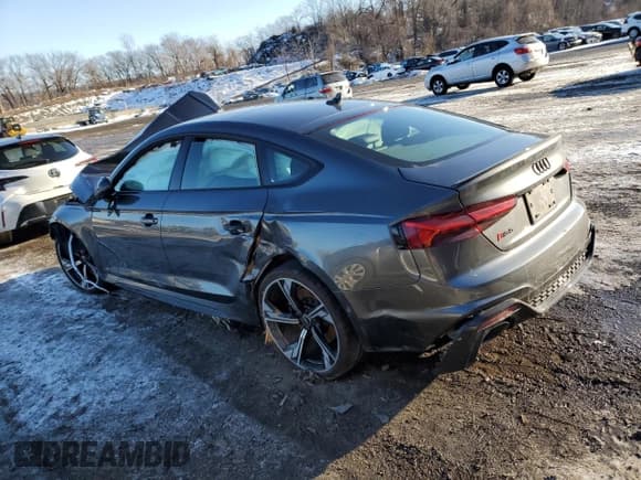 ✅ 2023 Audi S5 • VIN: WUAAWDF57PA901886 • Lot: 86396554. Listed on Copart with Not provided. Free auction sales archive from the USA and detailed vehicle history report at DreamBid. Image 2.