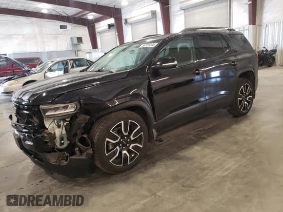 ✅ 2021 GMC Acadia SLE • VIN: 1GKKNRLS4MZ125231 • Lot: 85186205. Listed on Copart with 100,542 mi. Free auction sales archive from the USA and detailed vehicle history report at DreamBid. Image 1.