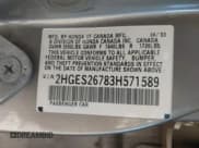 ✅ 2003 Honda Civic EX • VIN: 2HGES26783H571589 • Lot: 43627750. Listed on IAAI with 290,000 mi. Free auction sales archive from the USA and detailed vehicle history report at DreamBid. Image 9.