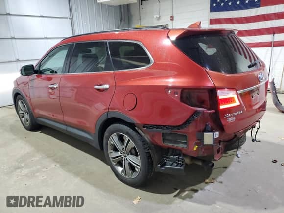 2015 Hyundai Santa Fe Limited with VIN KM8SRDHF4FU102705, listed as a Copart auction lot 91084875 with 183,317 mi miles and Salvage title. Bid and sale history available at DreamBid. Image 2.