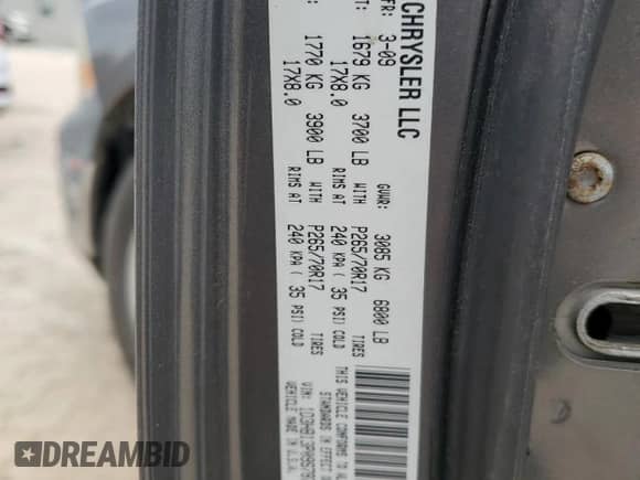 2009 Dodge 1500 SLT с VIN 1D3HB13P09S787827, выставлен на аукционе Copart как лот 70446734 с пробегом 148 542 миль миль и Чистый • Clean title. История ставок и продаж доступна на DreamBid. Изображение 12.