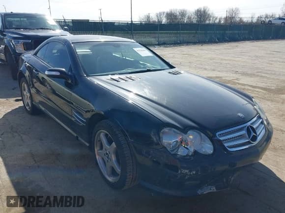 ✅ 2005 Mercedes-Benz SL 55 AMG • VIN: WDBSK74F35F103586 • Lot: 41958469. Listed on IAAI with Not provided. Free auction sales archive from the USA and detailed vehicle history report at DreamBid. Image 1.