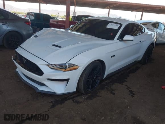 ✅ 2021 Ford Mustang GT • VIN: 1FA6P8CF7M5148164 • Lot: 42928704. Listed on IAAI with 36,229 mi. Free auction sales archive from the USA and detailed vehicle history report at DreamBid. Image 2.