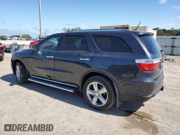 ✅ 2013 Dodge Durango Citadel • VIN: 1C4SDJET2DC505175 • Lot: 85547255. Listed on Copart with 195,610 mi. Free auction sales archive from the USA and detailed vehicle history report at DreamBid. Image 2.