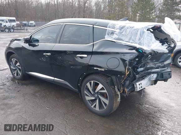 ✅ 2018 Nissan Murano SV • VIN: 5N1AZ2MH7JN128869 • Lot: 38634880. Listed on IAAI with 113,350 mi. Free auction sales archive from the USA and detailed vehicle history report at DreamBid. Image 3.