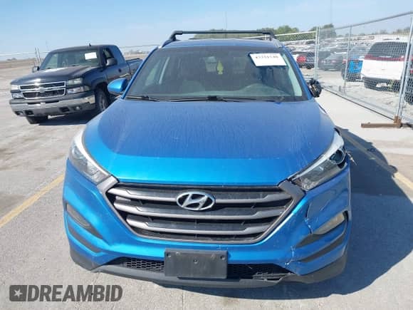 2016 Hyundai Tucson SE with VIN KM8J3CA4XGU126671, listed as a IAAI auction lot 43321548 with 150,034 mi miles and . Bid and sale history available at DreamBid. Image 12.