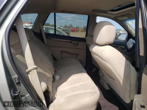 2008 Hyundai Santa Fe GLS with VIN 5NMSG13D08H161310, listed as a Copart auction lot 68065324 with Not provided miles and Salvage title. Bid and sale history available at DreamBid. Image 11.