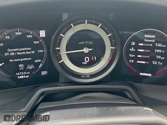 ✅ 2022 Porsche 911 4S • VIN: WP0BB2A98NS232126 • Lot: 96780785. Listed on Copart with 1,484 mi. Free auction sales archive from the USA and detailed vehicle history report at DreamBid. Image 8.