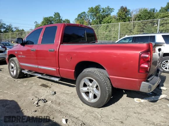 ✅ 2007 Dodge 1500 SLT • VIN: 1D7HU18207S206491 • Лот: 74685524. Опубликован ранее на Copart с пробегом 120 018 миль. Бесплатный доступ к архиву аукционных продаж из США и подробный отчёт об истории автомобиля на DreamBid. Изображение 2.