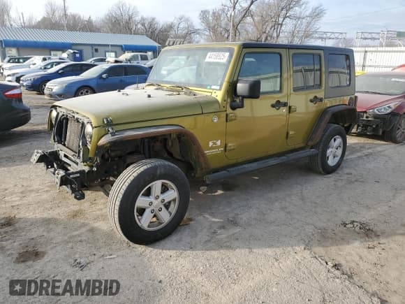 ✅ 2007 Jeep Wrangler X • VIN: 1J4GA39187L215203 • Lot: 44158525. Listed on Copart with 199,151 mi. Free auction sales archive from the USA and detailed vehicle history report at DreamBid. Image 1.