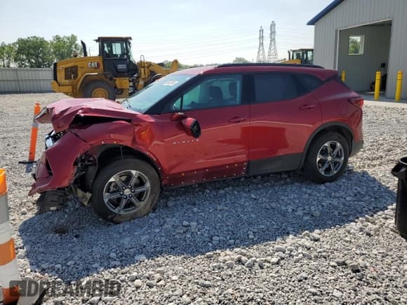 ✅ 2023 Chevrolet Blazer LT • VIN: 3GNKBJRS2PS133768 • Лот: 64442445. Опубликован ранее на Copart с пробегом Не указан. Бесплатный доступ к архиву аукционных продаж из США и подробный отчёт об истории автомобиля на DreamBid. Изображение 1.