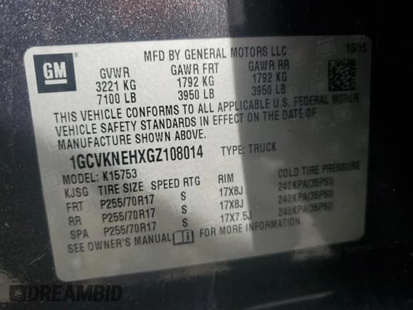 ✅ 2016 Chevrolet Silverado 1500 LS • VIN: 1GCVKNEHXGZ108014 • Лот: 83018114. Опубликован ранее на Copart с пробегом 166 494 миль. Бесплатный доступ к архиву аукционных продаж из США и подробный отчёт об истории автомобиля на DreamBid. Изображение 13.