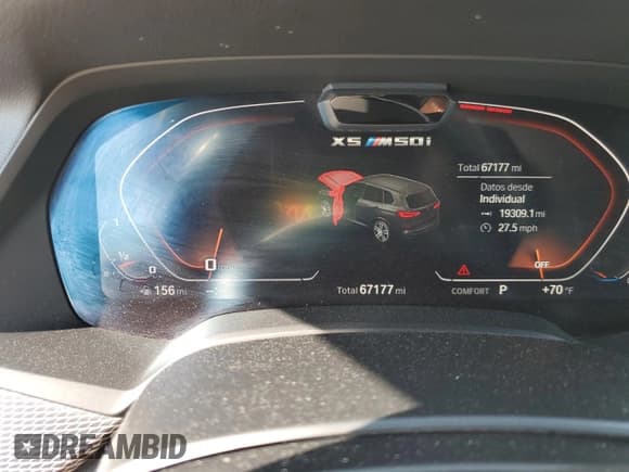 ✅ 2021 BMW X5 M50i • VIN: 5UXJU4C08M9E11404 • Лот: 72083785. Опубликован ранее на Copart с пробегом 67 177 миль. Бесплатный доступ к архиву аукционных продаж из США и подробный отчёт об истории автомобиля на DreamBid. Изображение 9.