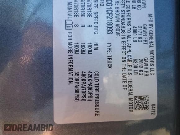 ✅ 2012 Chevrolet Silverado 2500HD LT • VIN: 1GC1KXCG1CF218093 • Лот: 86321705. Опубликован ранее на Copart с пробегом Не указан. Бесплатный доступ к архиву аукционных продаж из США и подробный отчёт об истории автомобиля на DreamBid. Изображение 13.