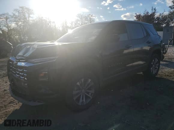 2025 Chevrolet Equinox AWD LT with VIN 3GNAXPEG2SL316625, listed as a Copart auction lot 90637865 with 14,745 mi miles and Non repairable. Bid and sale history available at DreamBid. Image 1.