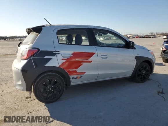 ✅ 2023 Mitsubishi Mirage Black Edition • VIN: ML32AWHJ6PH004865 • Lot: 48791185. Wystawiony na Copart z przebiegiem 11 931 mil. Bezpłatny archiwum sprzedaży aukcyjnych z USA i szczegółowy raport historii pojazdu na DreamBid. Zdjęcie 3.