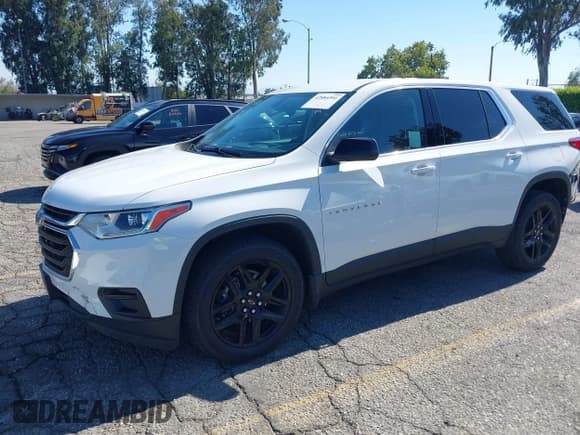✅ 2021 Chevrolet Traverse LS • VIN: 1GNERFKW4MJ260666 • Lot: 42884591. Listed on IAAI with 119,163 mi. Free auction sales archive from the USA and detailed vehicle history report at DreamBid. Image 2.