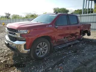 2022 Chevrolet Silverado 1500 LT z VIN 1GCUYDEDXNZ112952, wystawiony jako Copart lot #63396065 z przebiegiem 34 881 mil mil oraz Szkoda całkowita • Salvage title. Historia ofert i sprzedaży dostępna na DreamBid. Obrazek 1.