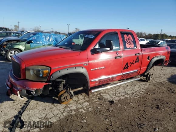 ✅ 2007 Dodge 1500 SLT • VIN: 1D7HU18237S231806 • Lot: 79655054. Wystawiony na Copart z przebiegiem 229 740 mil. Bezpłatny archiwum sprzedaży aukcyjnych z USA i szczegółowy raport historii pojazdu na DreamBid. Zdjęcie 1.
