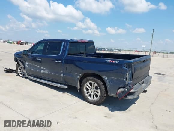 ✅ 2022 Chevrolet Silverado 1500 LTZ • VIN: 3GCUDGEL7NG524508 • Lot: 43142759. Listed on IAAI with 106,904 mi. Free auction sales archive from the USA and detailed vehicle history report at DreamBid. Image 3.